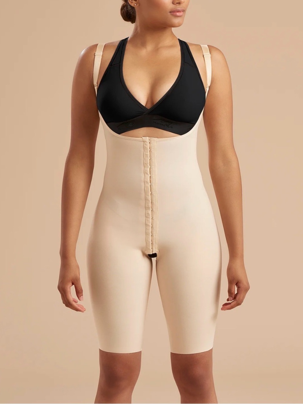 Marena Recovery Women’s Girdle High-Back Short Length Black Large Post-Surgery